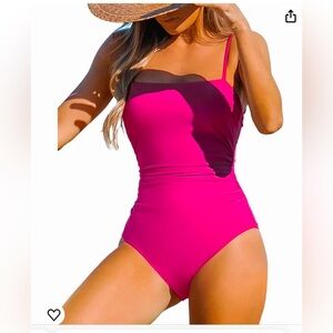 🌴 hot pink swimsuit